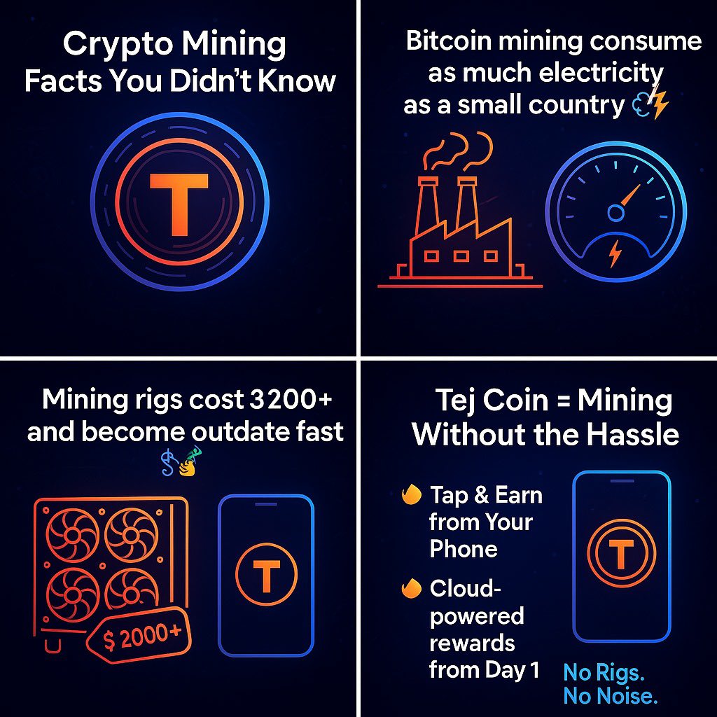 LeeJack_89's tweet photo. ๐ฅ#Tejcoin Mining App ๐ฅlaunches 14th Aug 2025
โ
Total supply: 10B ( 50% community)
โ
App's available on Play Store
https://t.co/BxSDn29iIW
( Apple Store will release soon )
Referral code: 002729
Join TG group to update: https://t.co/1WsKuvAZnJ
๐ฏ The group always opens chat so you can discuss buying and selling CRYPTO COIN and to ensure your transactions are as safe as possible.
๐๐๐
โ
Join the group for safe trading :
https://t.co/qnZm1VmCT3
#Lee_Jack_89 #PiNetwork #Crypto #Sidrabank
