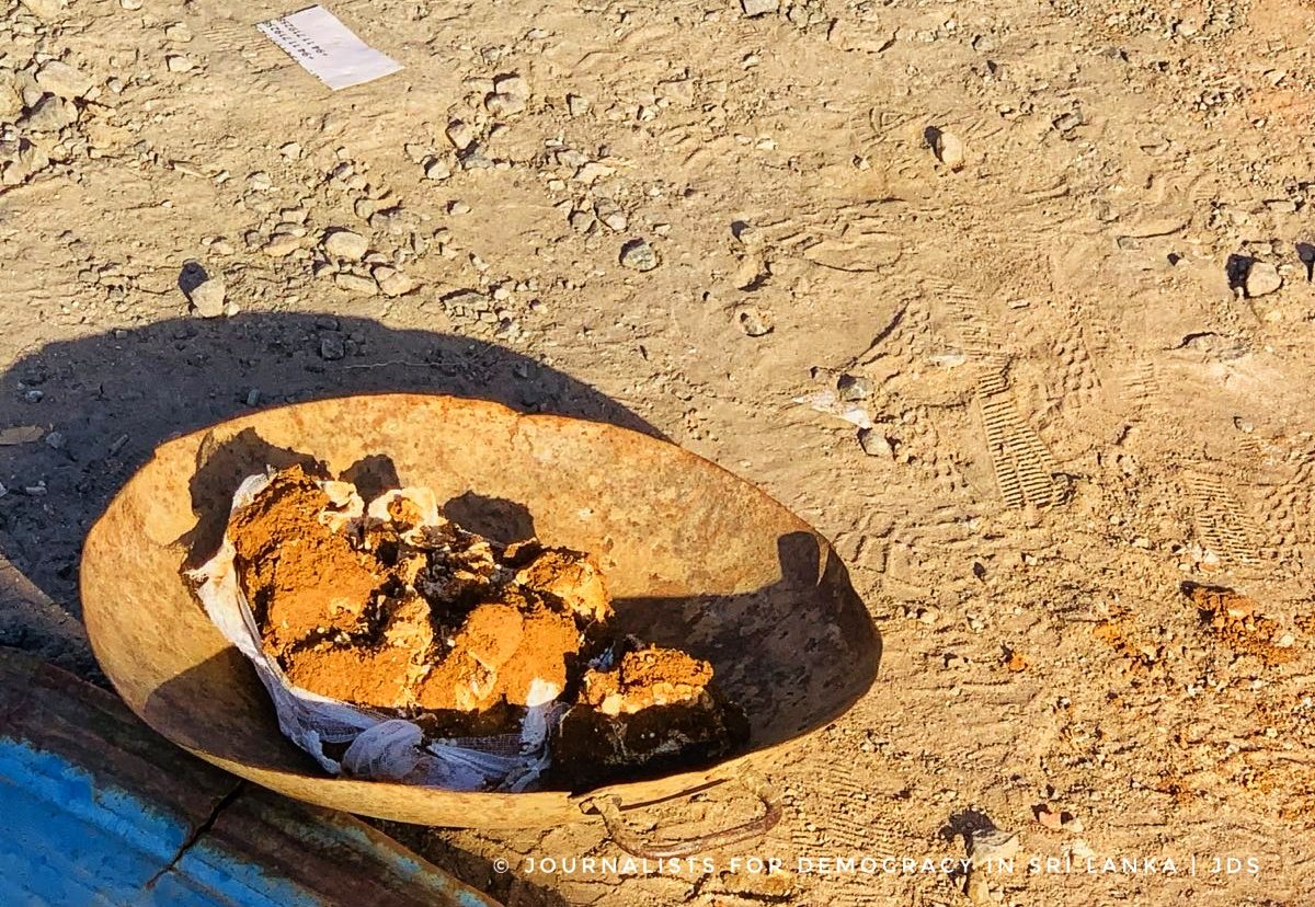 Thursday (21) marks the 12th day since excavations recommenced at the Colombo port mass burial site where over 85 bodies, haphazardly buried without clothes, were unearthed. The site was first found in July 2023 during construction work for the Port City Expressway entrance.