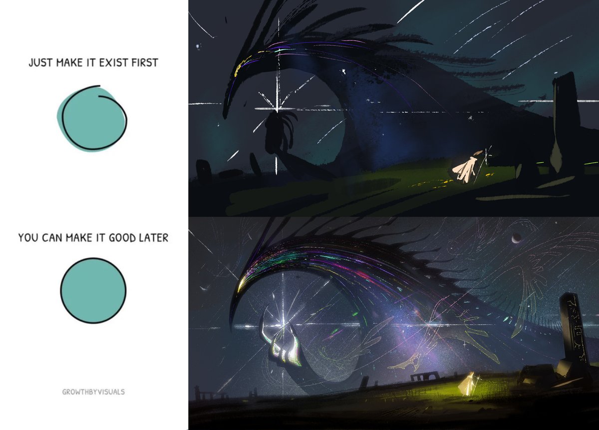 Just make it exist first, you can make it good later