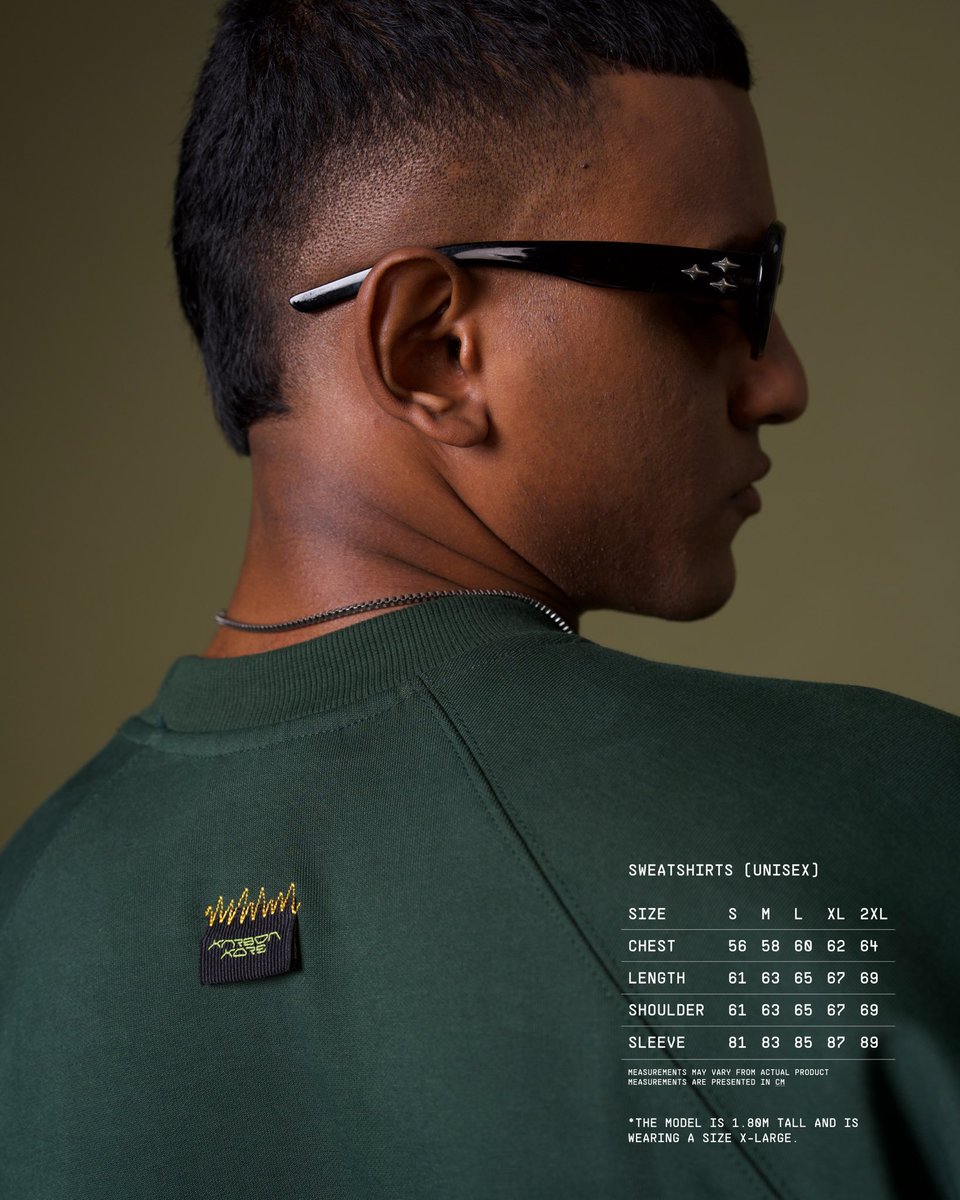 thevoadz's tweet image. Farouk in Made by Humans Crewneck L/S Sweatshirt, in X-Large
> store.karbonko.re/products/made-…