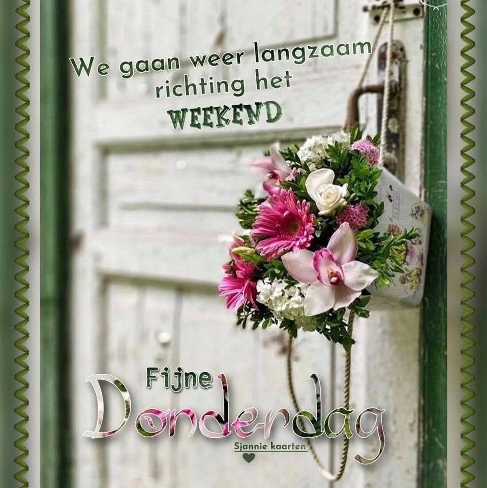 Goedemorgen iedereen