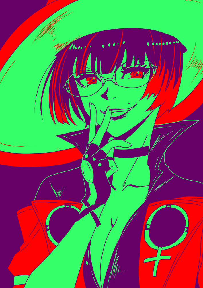 3色で描いた　TESTAMENT　と　I-No
お気に入り。