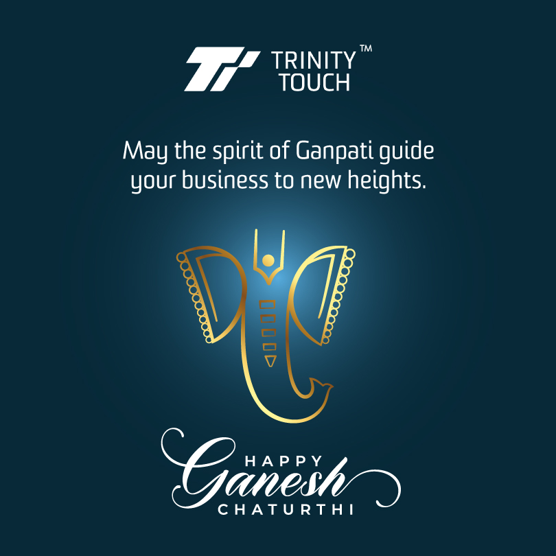 TrinityTouch's tweet image. On this Ganesh Chaturthi, may wisdom, prosperity, and positivity inspire new beginnings. Wishing you a blessed and joyful celebration.

#GaneshChaturthi #TrinityTouch #InnovationWithTradition #BlessingsOfGanesha #NewBeginnings #MakeInIndia