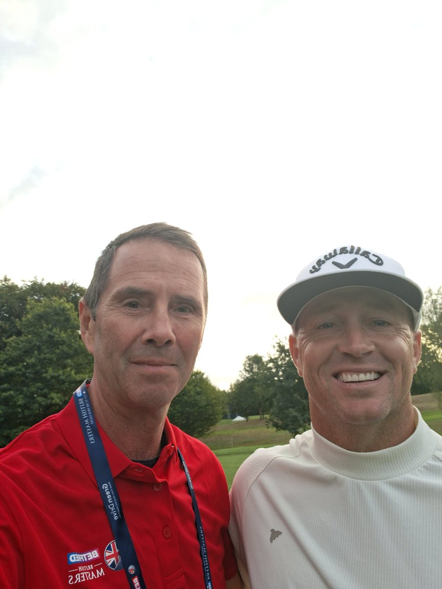 BrewersTony's tweet photo. Really enjoyable ProAm at The Belfry yesterday, scoring for Alex Noren &amp; his team. Saw @PScully13 learn how to hit a draw.  #BetfredBritishMasters https://t.co/y1gKqj6P3x