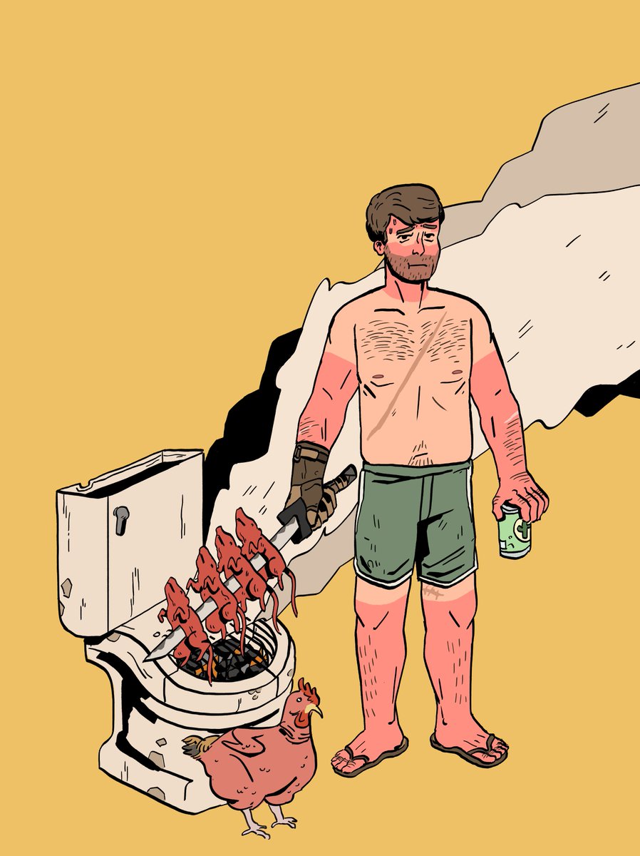 Toilet BBQ

Taken from the artchives

#art #illustration #postapocalyptic #blastawaynewmex