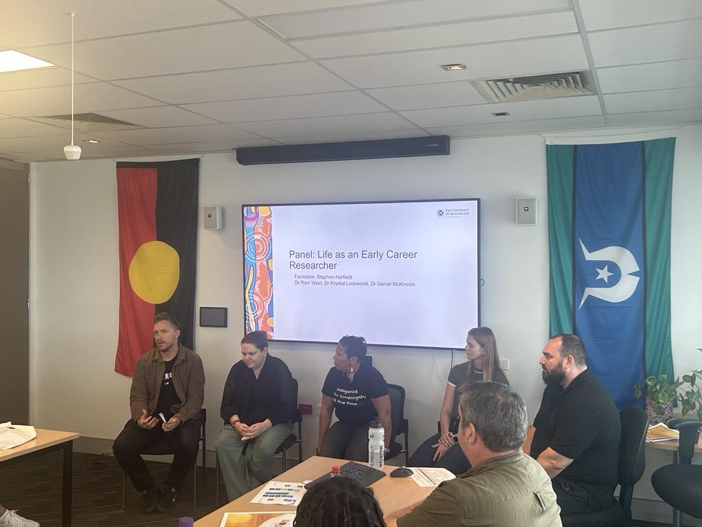 UQPoche's tweet photo. This week we hosted our 2025 Pathways to a PhD Program, bringing together a deadly group of future researchers for three days of inspiring talks, shared experiences and new connections. A huge thank you to our participants and guest speakers for making it such a special few days! https://t.co/ZP6OiKFc4D