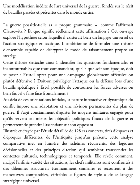 1/10. En septembre aux <a href="/EditionsduSeuil/">Éditions du Seuil</a> 
Antony Dabila, L’Échiquier stratégique. La grammaire de la guerre à travers les âges.
En librairie le 19 septembre.