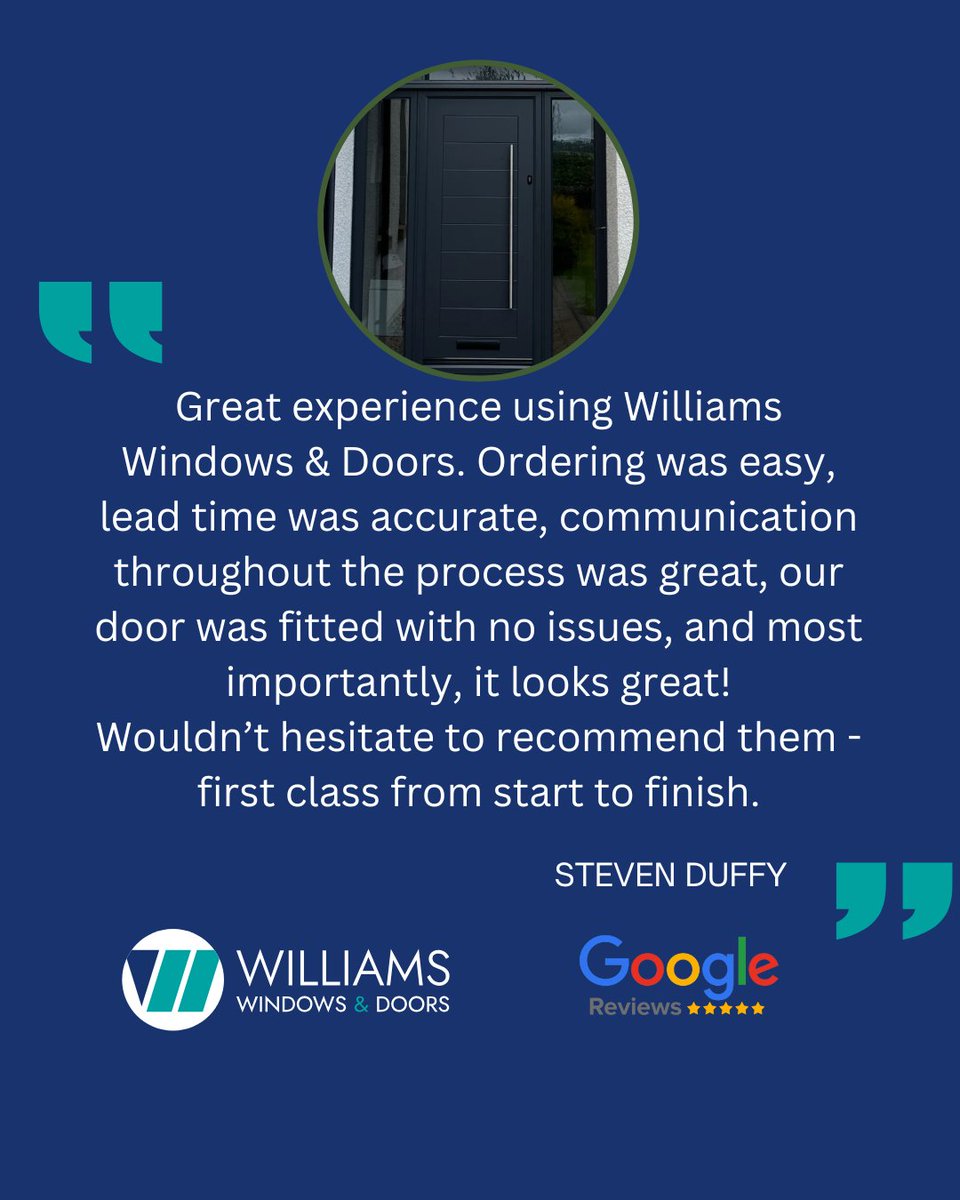 Glasgow_Windows's tweet photo. ⭐ Customer feedback like this makes all the difference. ⭐

Steven’s words capture exactly what we aim to deliver at Williams Windows &amp; Doors – clear communication, accurate lead times, and a first-class finish that customers are proud of.
#CustomerExperience #WindowsAndDoors https://t.co/pq0ss2H5MR