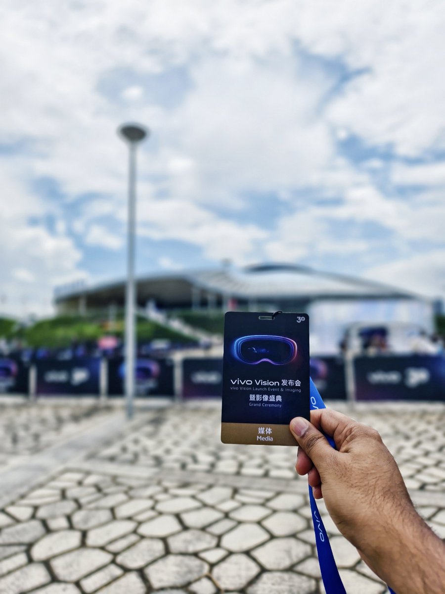 In Shenzhen for <a href="/Vivo_India/">vivo India</a> Vision launch event. Stay tuned for more updates.
