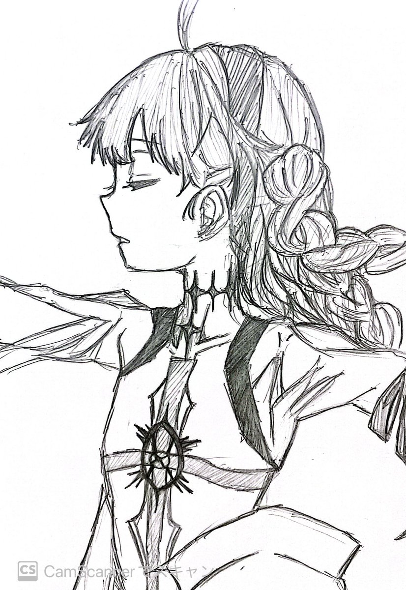 meikai_death's tweet photo. ジャンヌ・ド・レをどうしても描いてみたくて…

一部模写です。おてては描けませんでした。

本家の鵜飼沙樹さんのイラスト、透明感がすごいのでみんな見てください。

#異世界拷問姫
#TorturePrincess https://t.co/96SWat1gmB