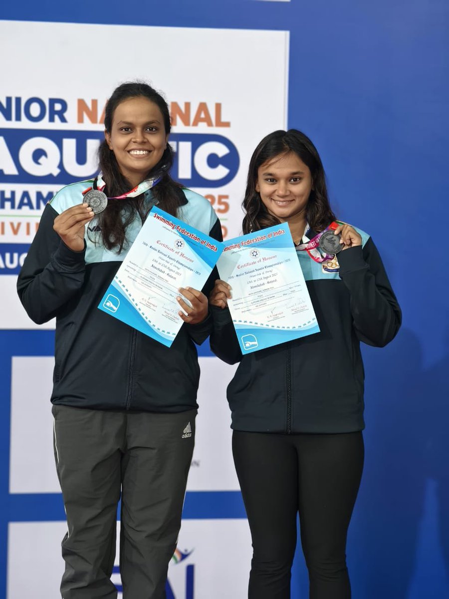 78th Senior National Aquatic Championship 2025 : Ahmedabad - 14 to 17 August

BSF Athletes bring laurels to the Force, while bagging  medals in various events during the Championship, details as follows:
1. 🥈 Women’s Water Polo – Silver Medal
Constable Kalutri Mitra
Constable