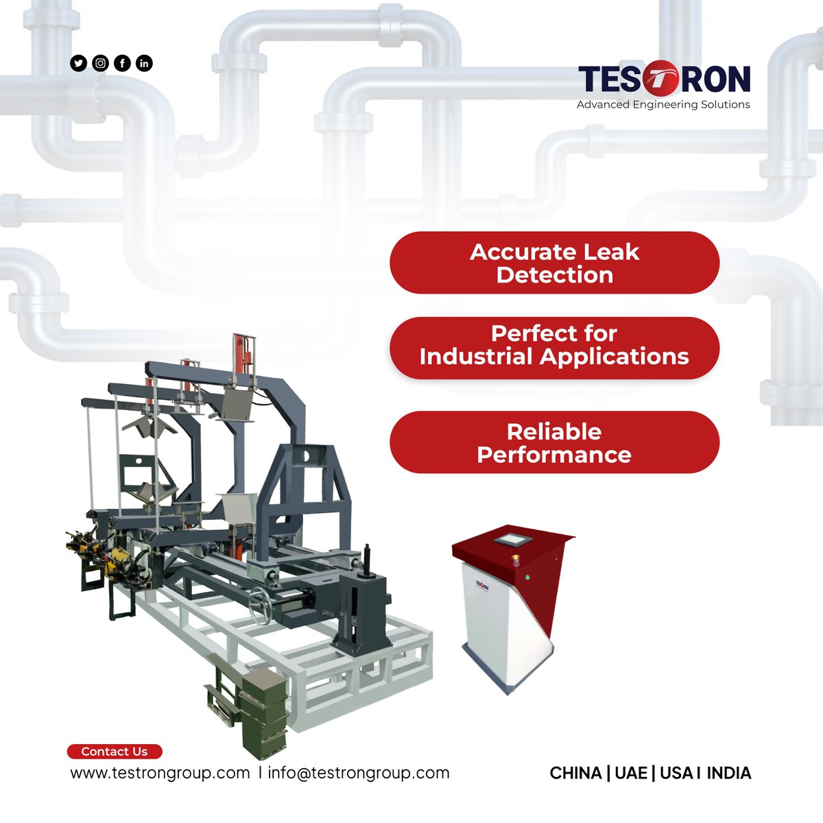 Testrongroup's tweet image. Ensure Zero Leaks. Maximize Reliability.
checkout: testrongroup.com/product/tt-jlt…
#TestronGroup #LeakTightnessTester #pipetesting #pipetestingequipment #USAUKUAEChina #pipetestingmachine