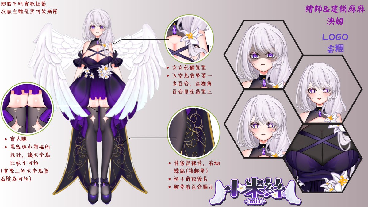 「迷途的靈魂阿——跟著我吧。」

我上輩子是天堂鳥，引渡人們靈魂到天堂的天使，但因為好奇人類的感情，向神明祈求讓自己成為人類，神允許了我的願望，讓我轉生成人類。
現在是一枚人妻，在這裡用與上輩子相似的模樣跟大家見面。

【標記】
直播：#絲出名 streaming
二創：#絲藏品 (AI禁止，R18可)