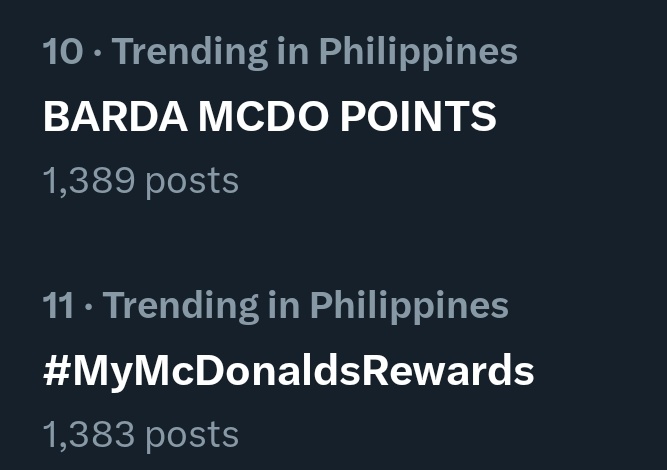 BARDAFC5's tweet photo. Top ten na!

BARDA MCDO POINTS
#MyMcDonaldsRewards 
#MayPointSaMcDo https://t.co/v5JEPBniLZ