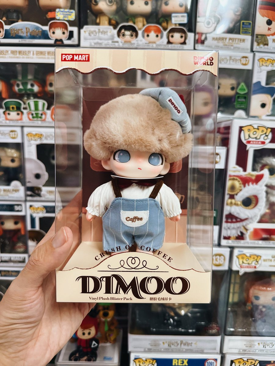 ipatchyz's tweet photo. ใครสายกาแฟต้องชอบแน่นอน ของจริงโคตรน่ารักอะะะะ 😍☕️ #Dimoo #DimooWorld #PopMart https://t.co/Avn81RLJOz