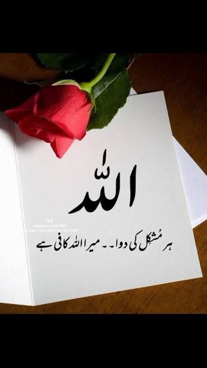 Rifat Meer (@meer_rifat43072) on Twitter photo *یا رب!*
 تجھ پر چھوڑ دیا سب
دل کی الجھنیں، 
آنکھوں کے آنسو، اور ذہن کی تھکن
 سب تیرے حوالے..
اب نہ کسی تدبیر کی طاقت باقی ہے، 
نہ کسی سہارے کی امید
تو ہی کافی ہے، تو ہی کارساز ہے
جہاں میری ہمت ختم ہوئی، وہاں سے تیرا کرم شروع ہو۔
بس تُو سنبھال لے، 
جیسے صرف تُو سنبھالتا ہے.. *یا رب!*
 تجھ پر چھوڑ دیا سب
دل کی الجھنیں، 
آنکھوں کے آنسو، اور ذہن کی تھکن
 سب تیرے حوالے..
اب نہ کسی تدبیر کی طاقت باقی ہے، 
نہ کسی سہارے کی امید
تو ہی کافی ہے، تو ہی کارساز ہے
جہاں میری ہمت ختم ہوئی، وہاں سے تیرا کرم شروع ہو۔
بس تُو سنبھال لے، 
جیسے صرف تُو سنبھالتا ہے..