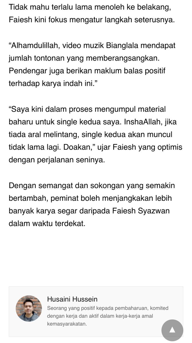 Ralat atas kegagalan lagu Bianglala dipertandingkan di AIM 24 tahun ini.

Atas faktor yang tak dapat di elakkan mungkin tiada rezeki buat saya kali ini. Buat mereka yang mendukung lagu ini dari hari pertama Bianglala di lancarkan, terima kasih saya ucapkan!

All the best #AIM24