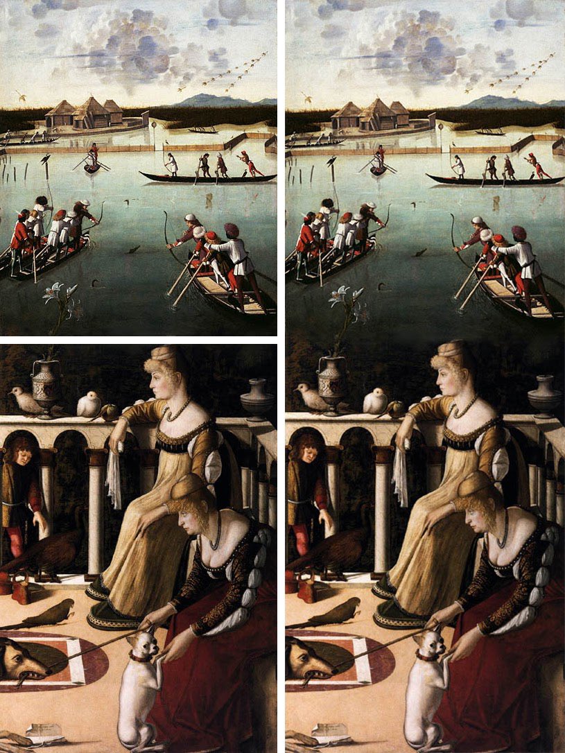 GrandTouristUK's tweet photo. The two parts of the Vittore Carpaccio dipinto displayed together at Carpaccio Mostra - Palazzo Ducale 2023 - detail here: https://t.co/4hLBsOb6g7
Giglio in centro a destra!
@arialuce1 #palazzo #ducale #Venezia https://t.co/wjRqiij9lm
