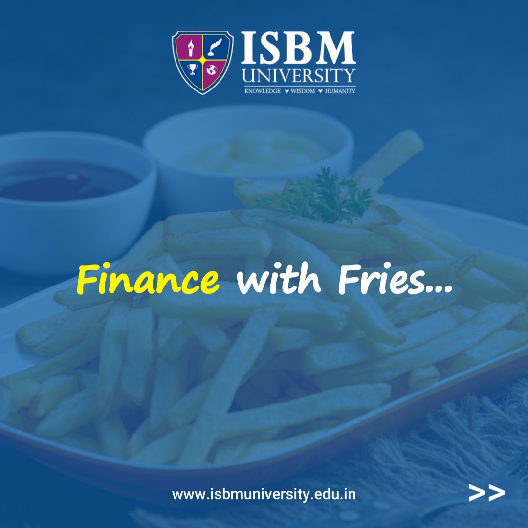 ISBMUniversity's tweet image. 🍟 Finance made tasty! 😋
Who said money matters have to be boring?

Swipe through our “Finance with Fries” series where food explains it all:

#FinanceWithFries #FunWithFinance #MBAStudentLife #CampusLearning #CollegeVibes #FinanceConcepts #StudySmart #FoodForThought