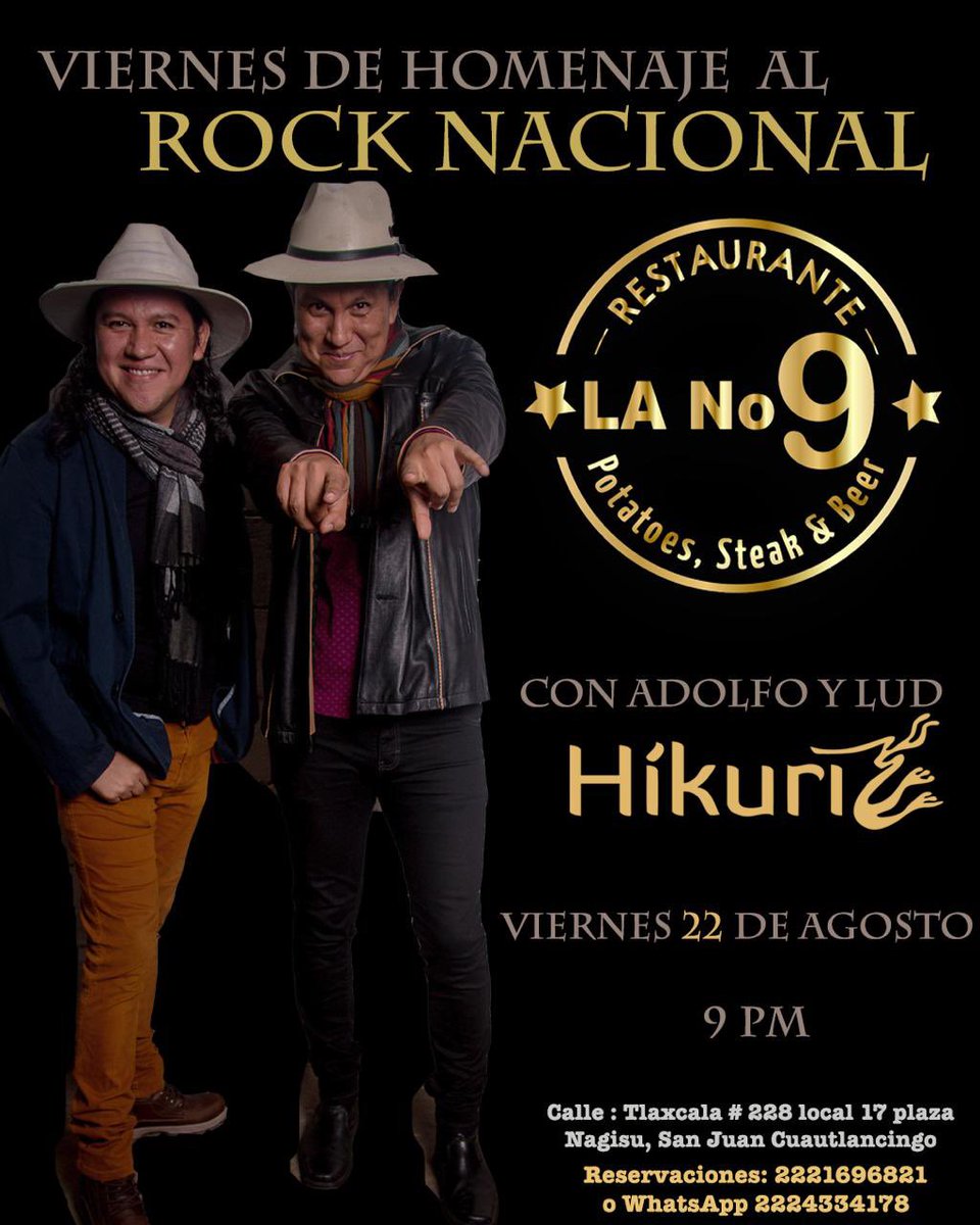 LudHRB's tweet photo. Próximo Viernes con @hikuri_blues  y @adolfohikuri https://t.co/XR5MzUSmFl