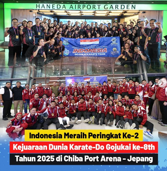 indonesiaproud's tweet image. Indonesia Raih Peringkat 2 Dunia di Kejuaraan Karate-Do Gojukai Jepang 2025 indonesiaproud.wordpress.com/2025/08/21/ind… via @KEMENPORA_RI  #KarateIndonesia #Gojukai #KarateDo #IndonesiaJuara