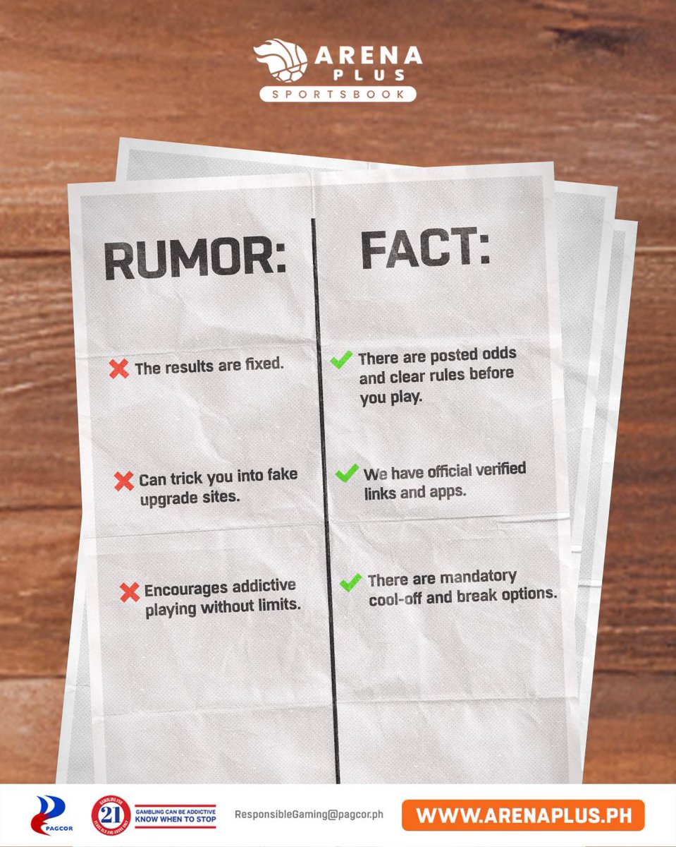 arenaplusph's tweet image. Safe. Secure. Trusted. ✅ 

#APGameResponsibly #AstigSaSports #ArenaPlusPH