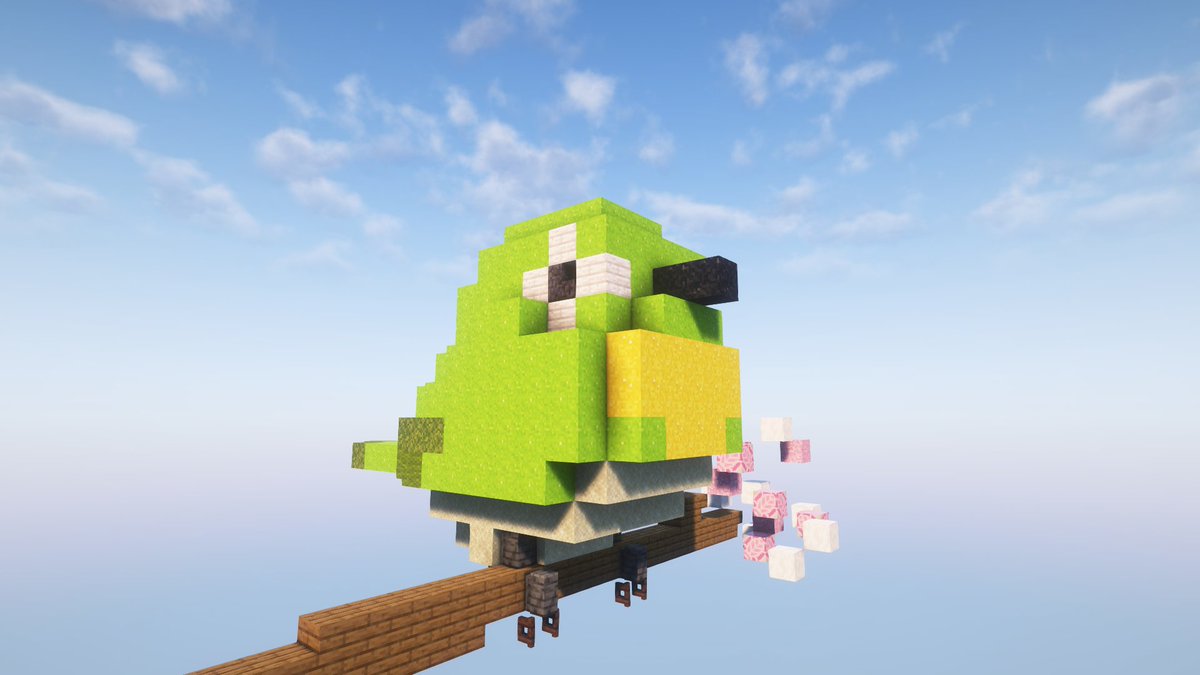 #Minecraftbuilds 　メジロ