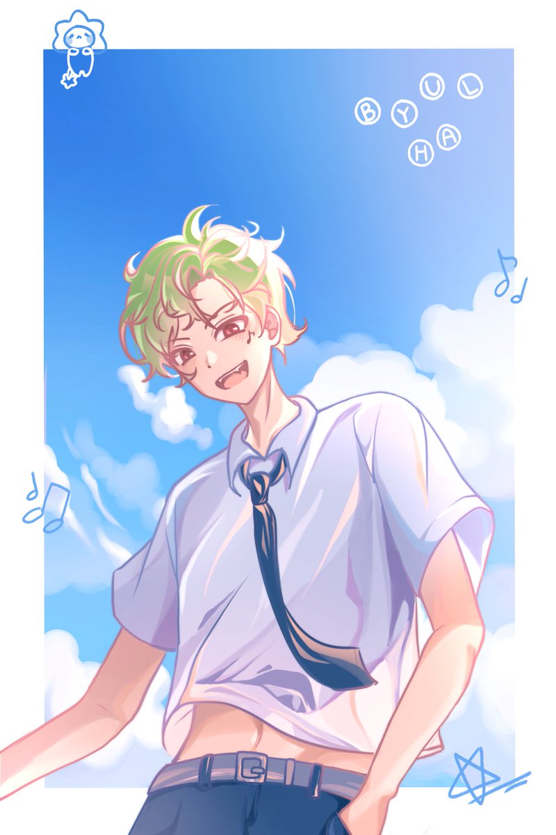 #Byul_Art 
청량 별넴 최고☁️☀️