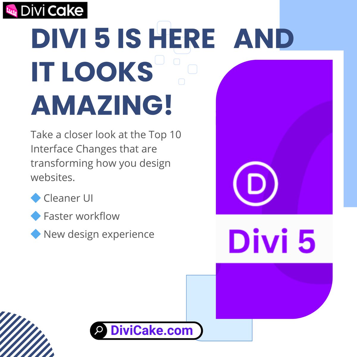 divicake's tweet image. ✨ Say hello to a better builder!
Explore the top 10 interface enhancements in #Divi5 and boost your design workflow:
🎯 Smoother UI
🧩 New modules
⚡ Speed upgrades
👉 divicake.com/blog/exploring…
#DiviTheme #WebDesignTo