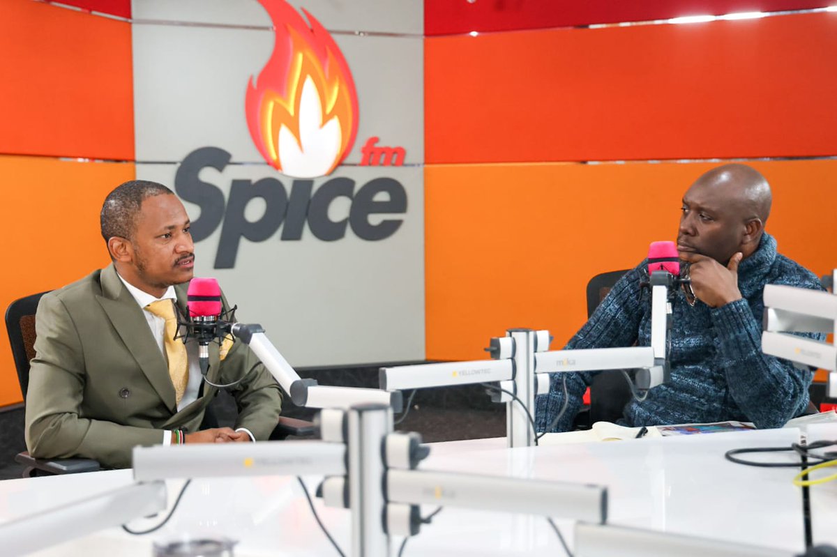Wakili Dr. <a href="/HEBabuOwino/">Babu Owino</a>  at <a href="/SpiceFMKE/">SpiceFM</a> this morning discussing important matters on Governance and service that affect Kenyans.

#Babukwasababu
#ExpresswayClosed