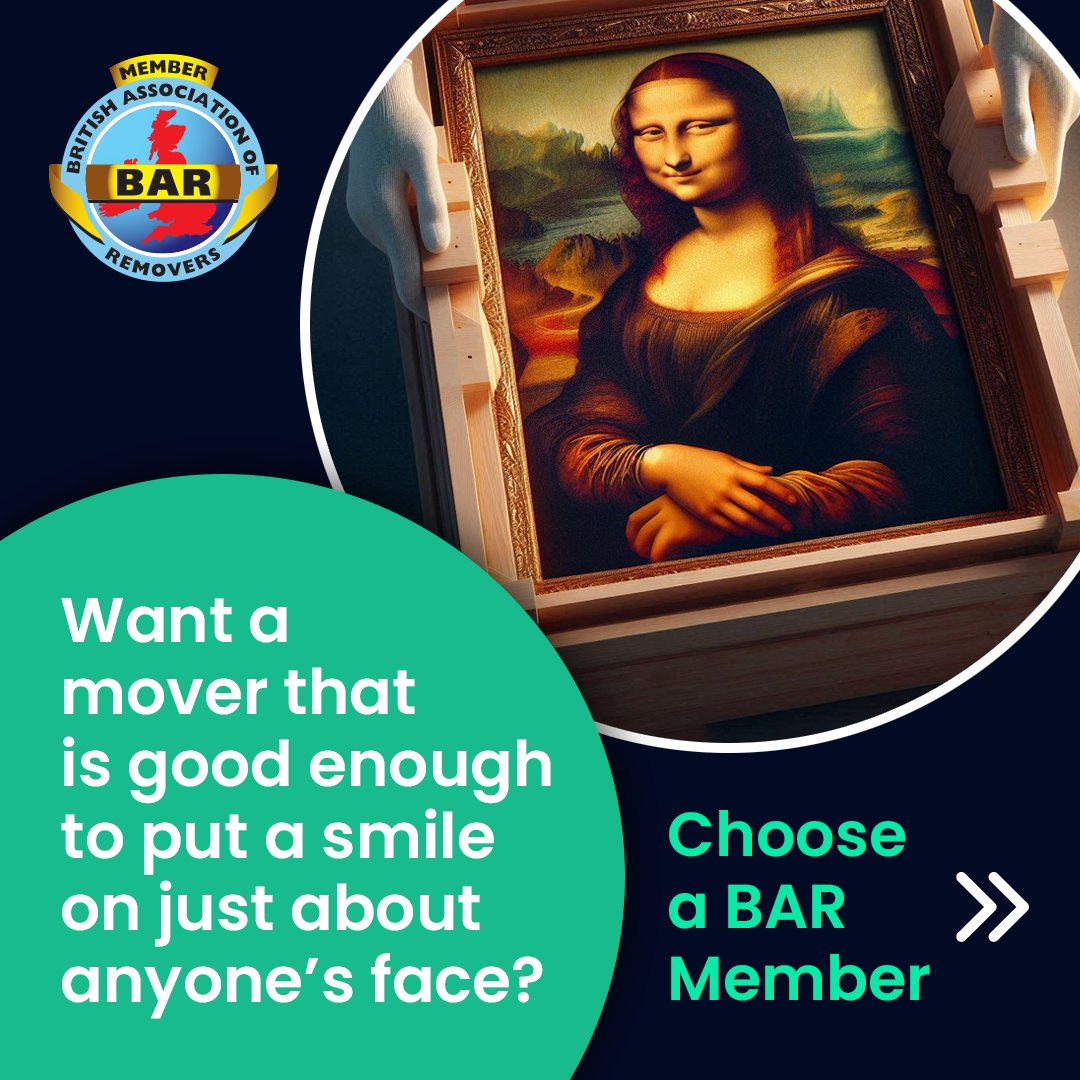 When you choose a removal company that is a member of the British Association of Removers for your move, you're getting so much more than you might expect. So if you're moving home, look for the BAR badge. You can find professional movers near you here: bar.co.uk