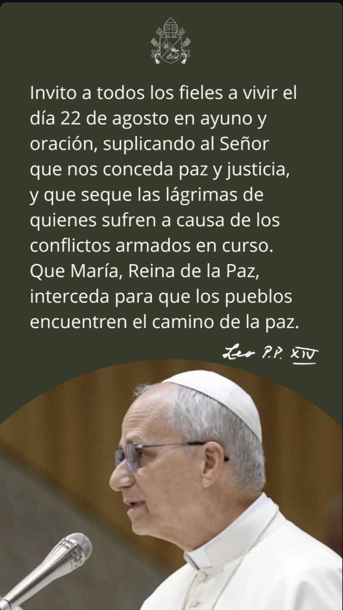 Nos unimos en oración junto al Papa