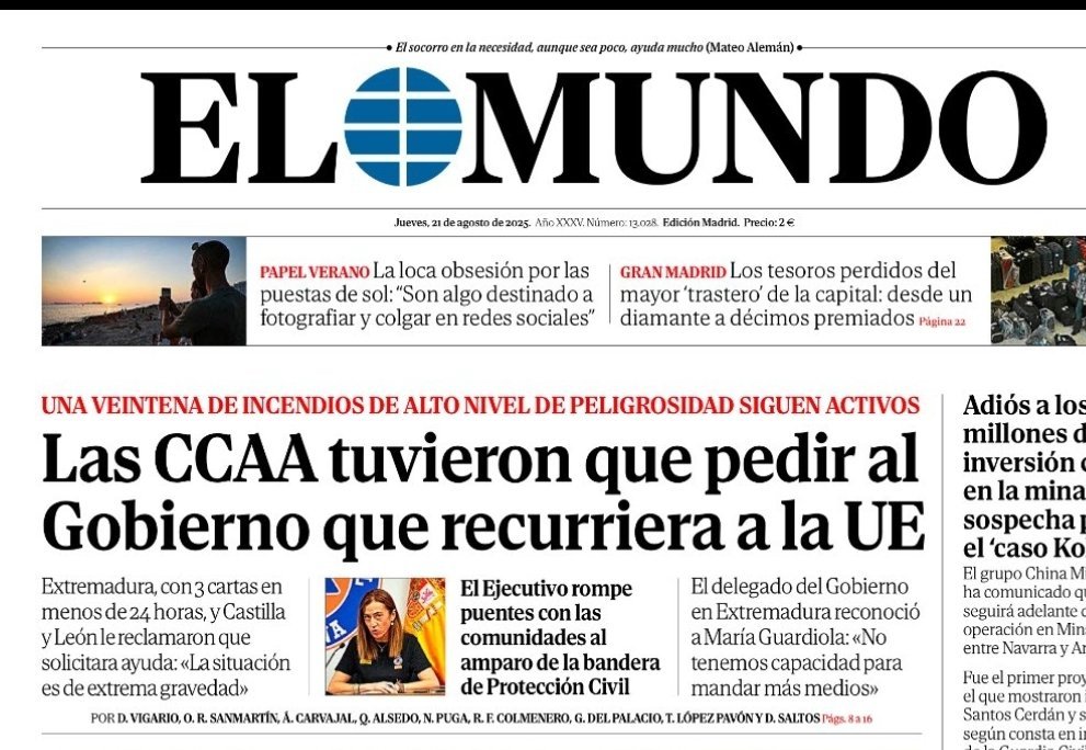 Guillermo Rocafort (@guillermorocaf1) on Twitter photo El comportamiento del Gobierno ante la DANA y los INCENDIOS son prueba de la PSICÓPATA CRIMINAL de <a href="/sanchezcastejon/">Pedro Sánchez</a> que sólo busca reafirmar su poder por la vía de la destrucción de España y la muerte de los españoles 😱👇
Cómo se llama este comportamiento? 🧐 El comportamiento del Gobierno ante la DANA y los INCENDIOS son prueba de la PSICÓPATA CRIMINAL de <a href="/sanchezcastejon/">Pedro Sánchez</a> que sólo busca reafirmar su poder por la vía de la destrucción de España y la muerte de los españoles 😱👇
Cómo se llama este comportamiento? 🧐