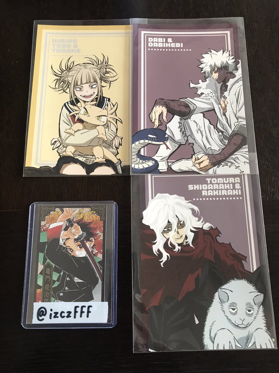 izczFFF's tweet photo. 【交換】ヒロアカ MHAnimals MVAnimals フェア特典 ビジュアルカード アニマル ボンズ

譲→トガ 荼毘 死柄木

求→爆豪>緑谷 いずれかの集合

郵送 https://t.co/KzYZpJms95