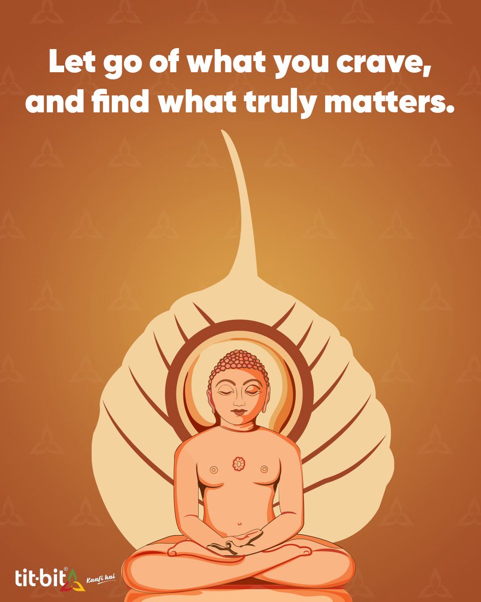 TitbitSpices's tweet photo. Real power lies in restraint.
Be aware of every action, every emotion, every word.
Mindfulness isn’t silence. It’s presence.
And that presence is everything.

#TitBitSpices #TitBit #KaafiHai #paryushan #paryushanparva #jainfestival #paryushan2025 #jainism #jainparva https://t.co/xCkspFReSk