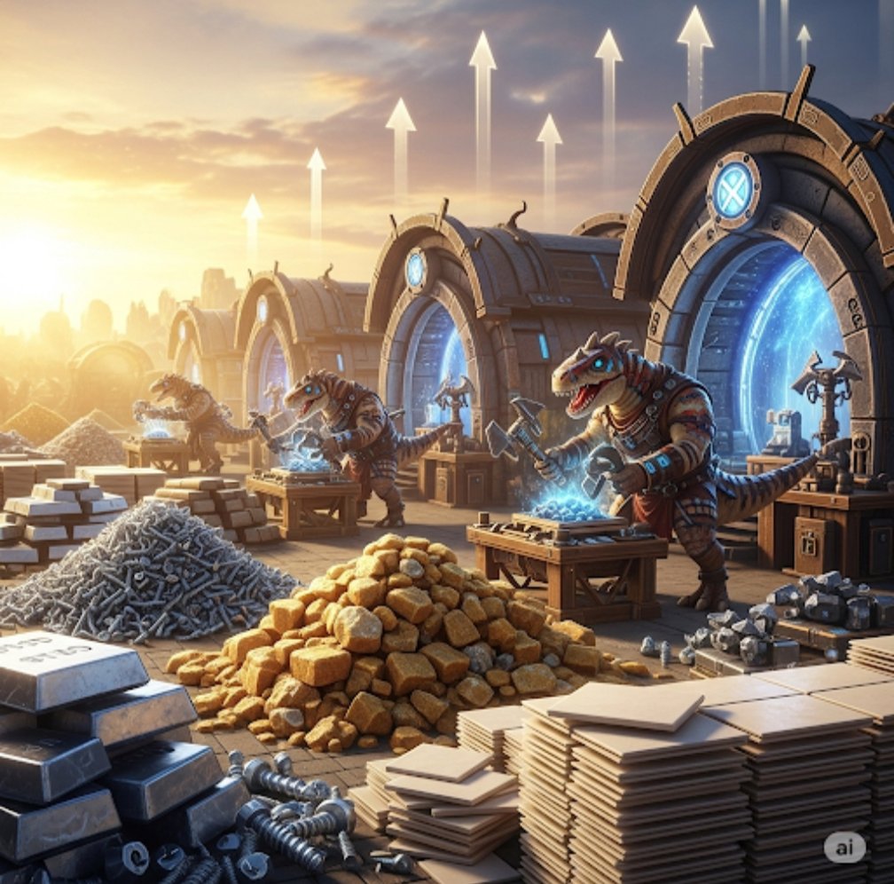Good morning, friends! ☀️
May your crafting fly faster than light ⚡️ and resource prices soar to the skies 📈🚀
Wishing you profitable trades and epic upgrades in Craft World today! 🦖✨

#GoodMorning #CraftWorld #DynoPower #GameEconomy #Web3Gaming

<a href="/AngryDynomites/">Angry Dynomites Lab 🦖</a> <a href="/Ronin_Network/">Ronin</a>