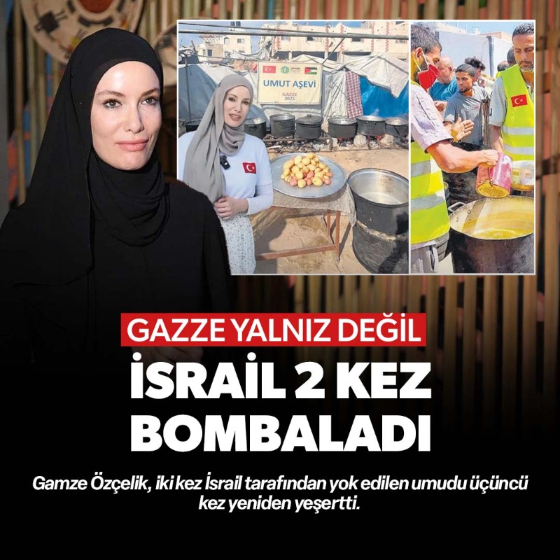 yenisafak's tweet photo. 🇵🇸 Gazze'de kurduğu fırını 2 kez bombalanan Gamze Özçelik, 3. kez aşevi kurdu.

"Gazze'de hayat, her anlamda büyük bir mücadele. Bizler, ekmek, sıcak yemek ve temiz su dağıtımlarımızla bölgedeki insanlara 'Yalnız değilsin' diyoruz"