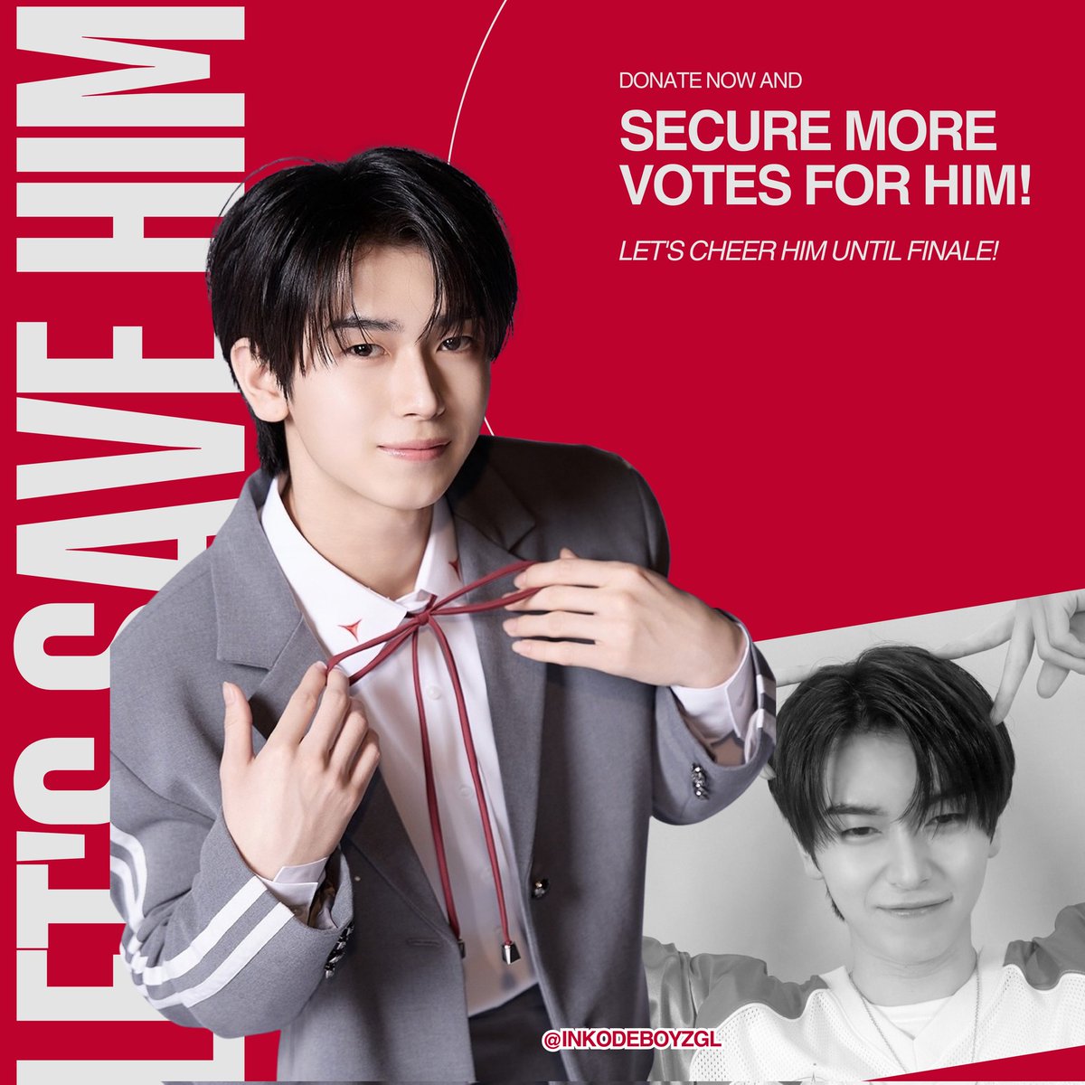[🏦] LET'S KEEP SEN UNTIL FINALE!

We are opening a fundraiser which will be used for SEN to VOTE more for him!

Donate here!
🔗 ko-fi.com/inkodeboyzglob…

🗓️Fundraising Period: 
8/19 ~ 8/29 

🎯 GOAL: 10,000 VOTES

#SEN 
#BOYS2PLANET #보이즈2플래닛
#iNKODEBOYZ #iNKODEBOYZGLOBAL
