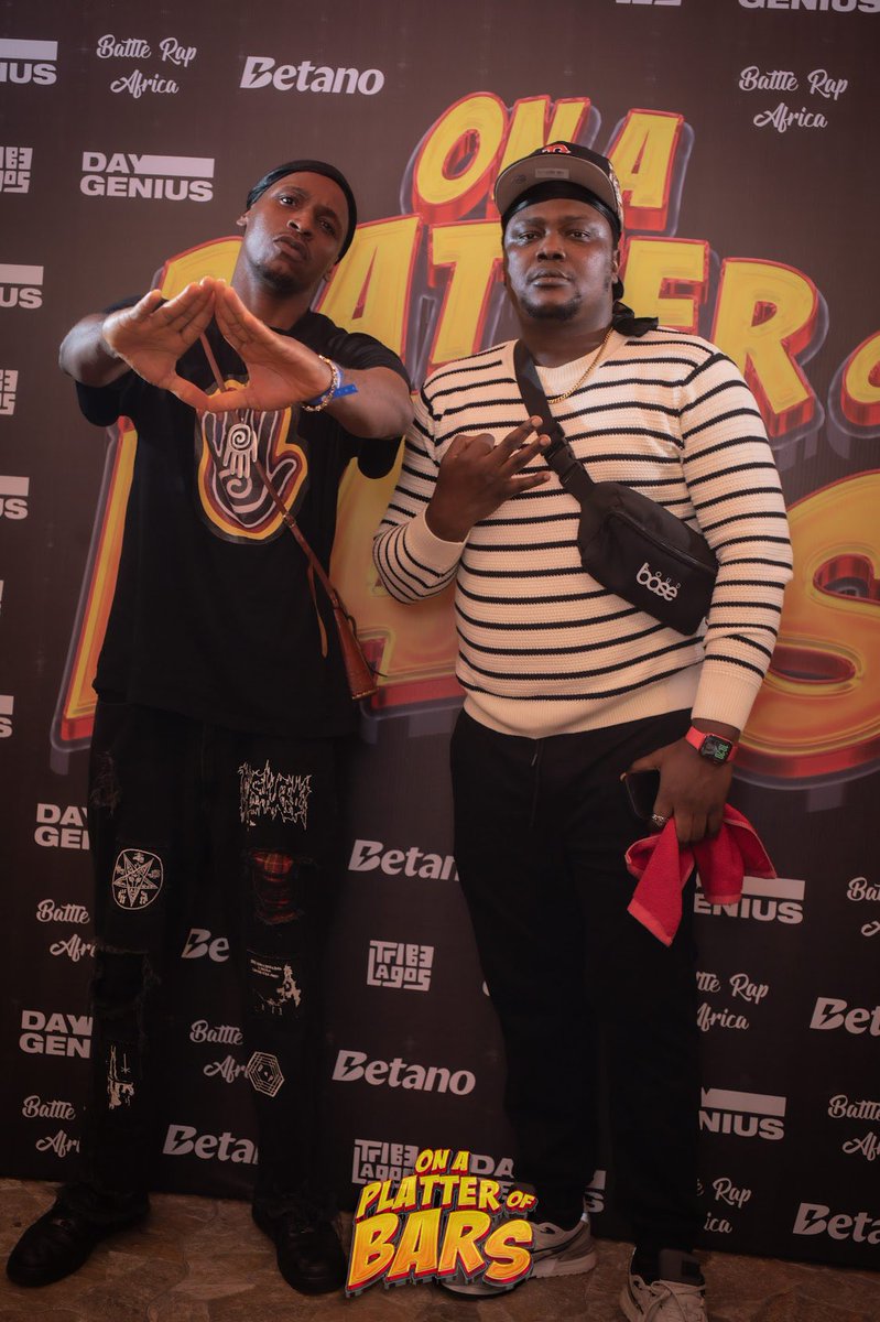 clutovill's tweet photo. A BIG SHOUTOUT TO @daygenius  FOR HOSTING THIS EVENT. 

@BattleRapAfrica #OnaPlatterofBars 2.0 was a brilliant experience. Everything, Everyone and every lyric stroke a nerve. Here are pictures from that day. 16/08/2025. Respect @iDanDizzy for raising the bar high🫆 https://t.co/Y1tkzM8hL3