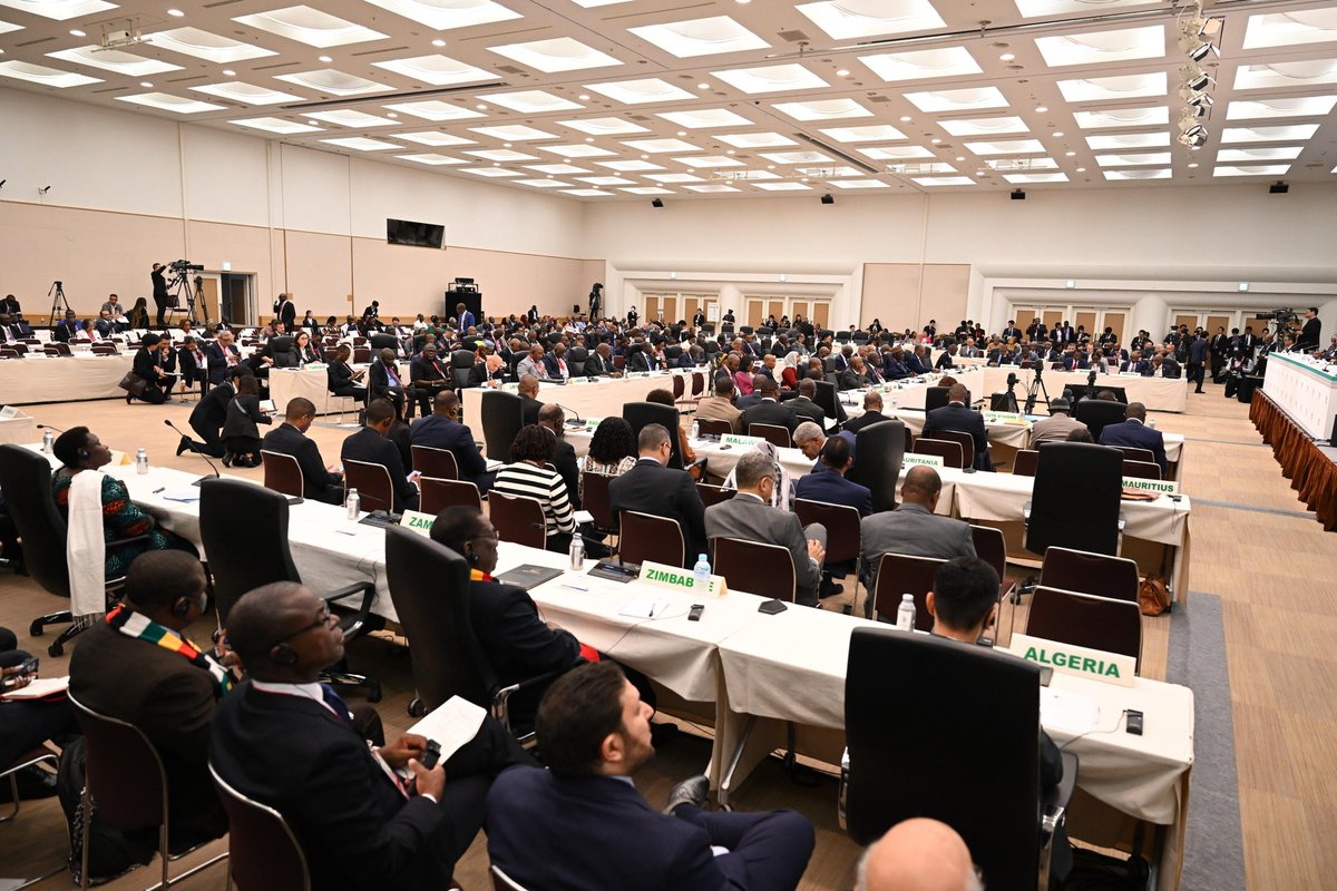 WilliamsRuto's tweet photo. Intra-African trade stands at a low 15 per cent of the continent's total trade compared to 60 per cent in Europe and Asia. For our continent to unlock its vast potential, create opportunities and wealth for citizens, and drive inclusive prosperity, Africa must trade more with itself.

But Africa is taking steps to improve trade with itself, especially with the coming into force of the African Continental Free Trade Area. It is estimated that Intra-African trade could exponential rise to 50 per cent by 2035. This would create immense wealth, generate millions of decent jobs, increase opportunities for small businesses and open new markets for local goods and services.

But for this to materialise, Africa must reform and revitalise agriculture, reform the global credit rating system in addition to setting up an African one, and provide a platform for the private sector to play a progressive role.

Spoke at the Economic Pillar on Trade and Investment at TICAD 9 meeting in Yokohama City, Japan, on the second day of the summit.