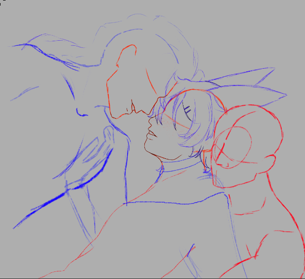 TheShyDraws's tweet photo. By the way, this is where that sketch is at now. Still a sketch, but gaining more form :3 https://t.co/xdboUMxvHV