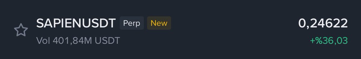 cryptoaty's tweet photo. Sapien is the 1st most rising coin on Binance Futures #
#sapien #binance #SapienAI https://t.co/bNTlIWjEGI