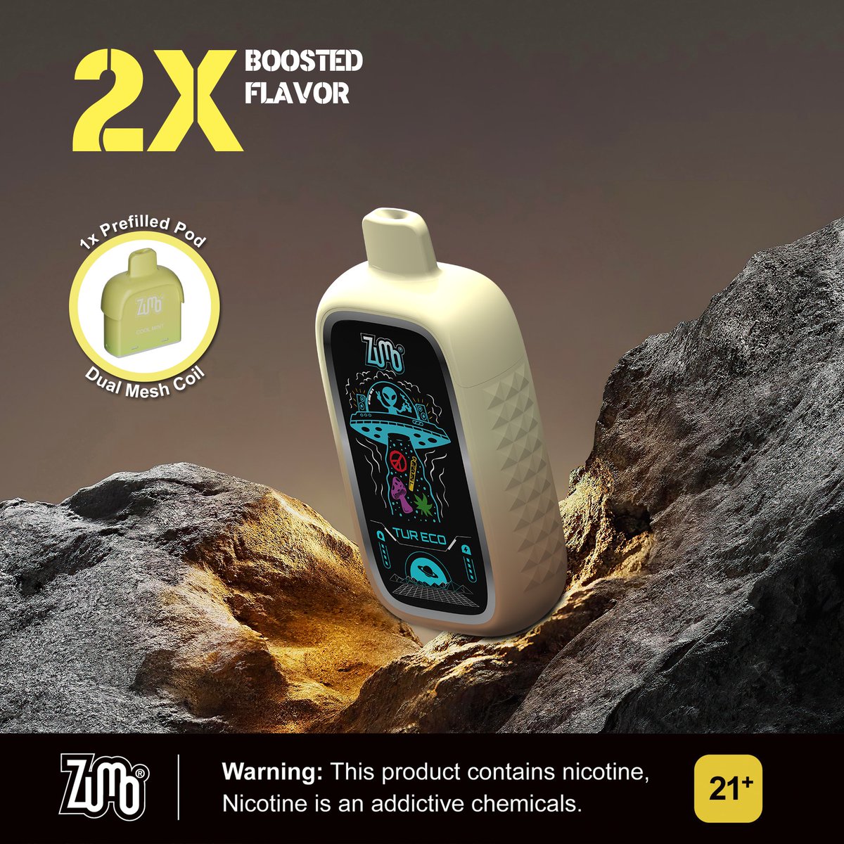 ZumoOfficial's tweet photo. ⚡One device. Dual moods. 🌬️ ECO &amp; TURBO for max clouds.
👽UFO Quest15000 gives you control and freedom.

⚠️Must be 21+
#zumovape #zumo #vape #vaping #podsystem #vapekit #vaporizer #ecig #vapepod #вейпер #вейп #podkit #vapelover #vapeonline #relax #relaxed #vape放出 https://t.co/lRK45JXIXa