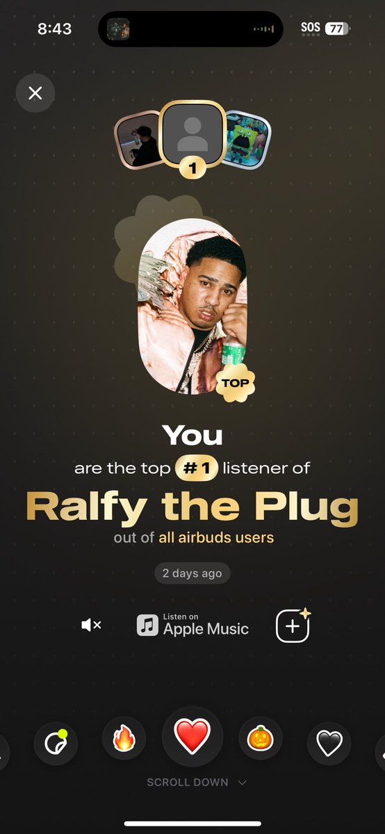 teamseshphntm's tweet image. im the number 1 listener of @RalfytheP on airbuds try to beat me💪