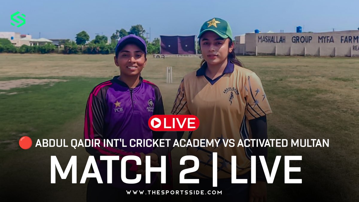 Abdul Qadir Academy vs Activated Cricket Multan | 2nd Match | Jashn-e-Azadi Women's Challenge Series

Watch Live Now! : youtube.com/live/Tz1f3Wr4e…