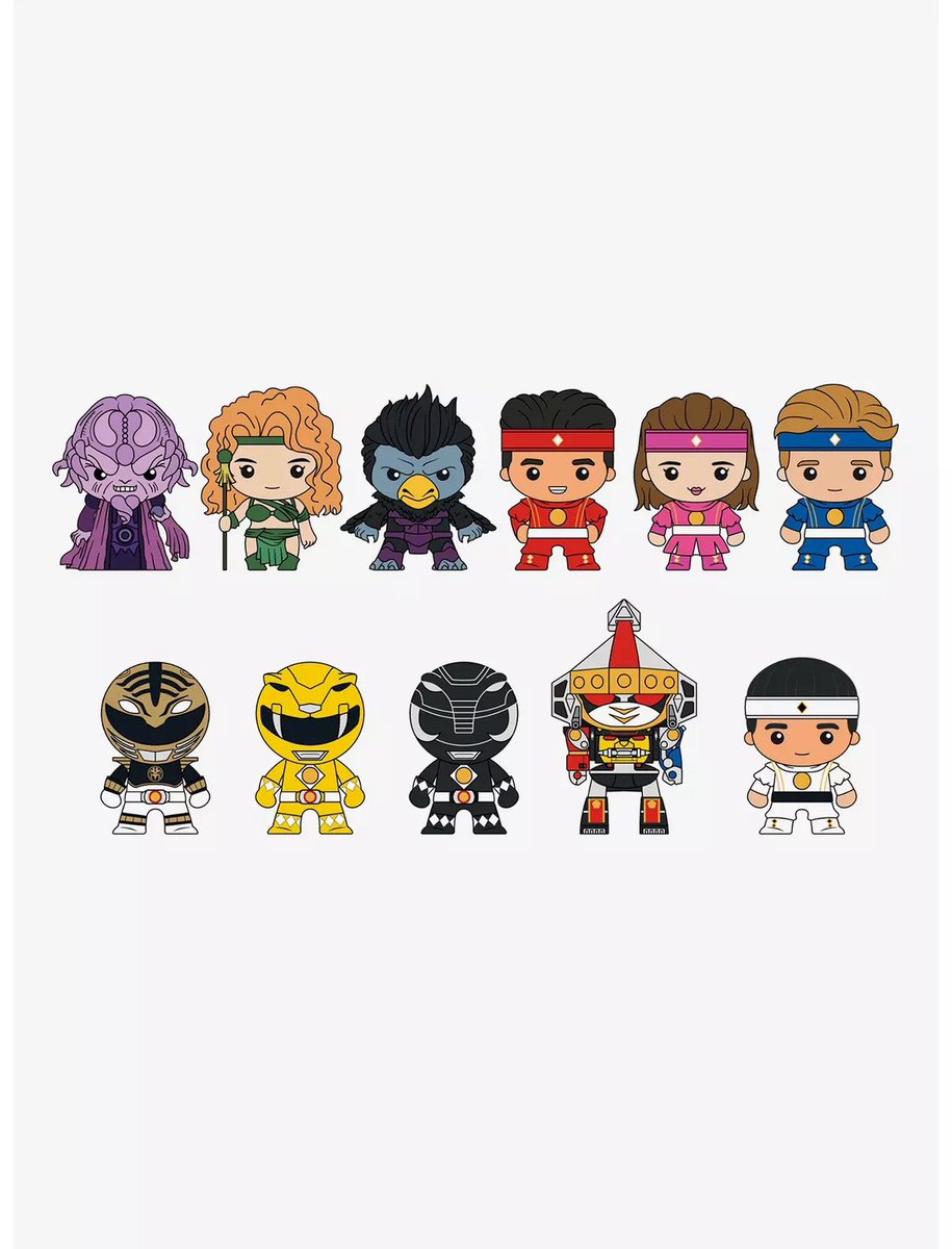 Mighty Morphin' Power Rangers (Series 2) Blind Bag Figural Bag Clip

2" figure clips based on MMPR: The Movie. Chase figures will be the Ninja Megazord and Ninjetti Tommy.

Should ship in September. Pre-Order available here: hottopic.com/product/348128…

#PowerRangers