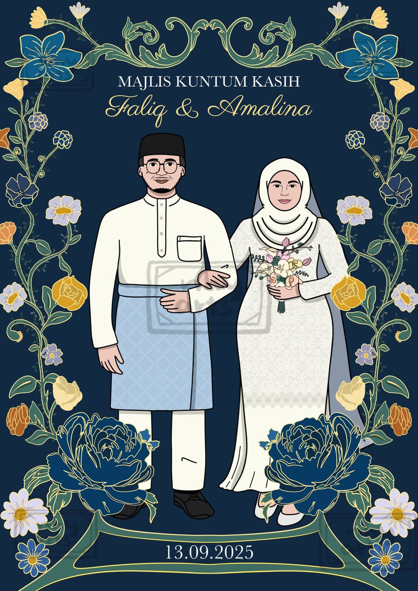 Left or right?🤔

Wedding board illustration still open for commission. In sha Allah mampu milik sebab nak tolong bride and groom jimat duit utk hari bahagia dorang🤗

Tekan link kat bio✨