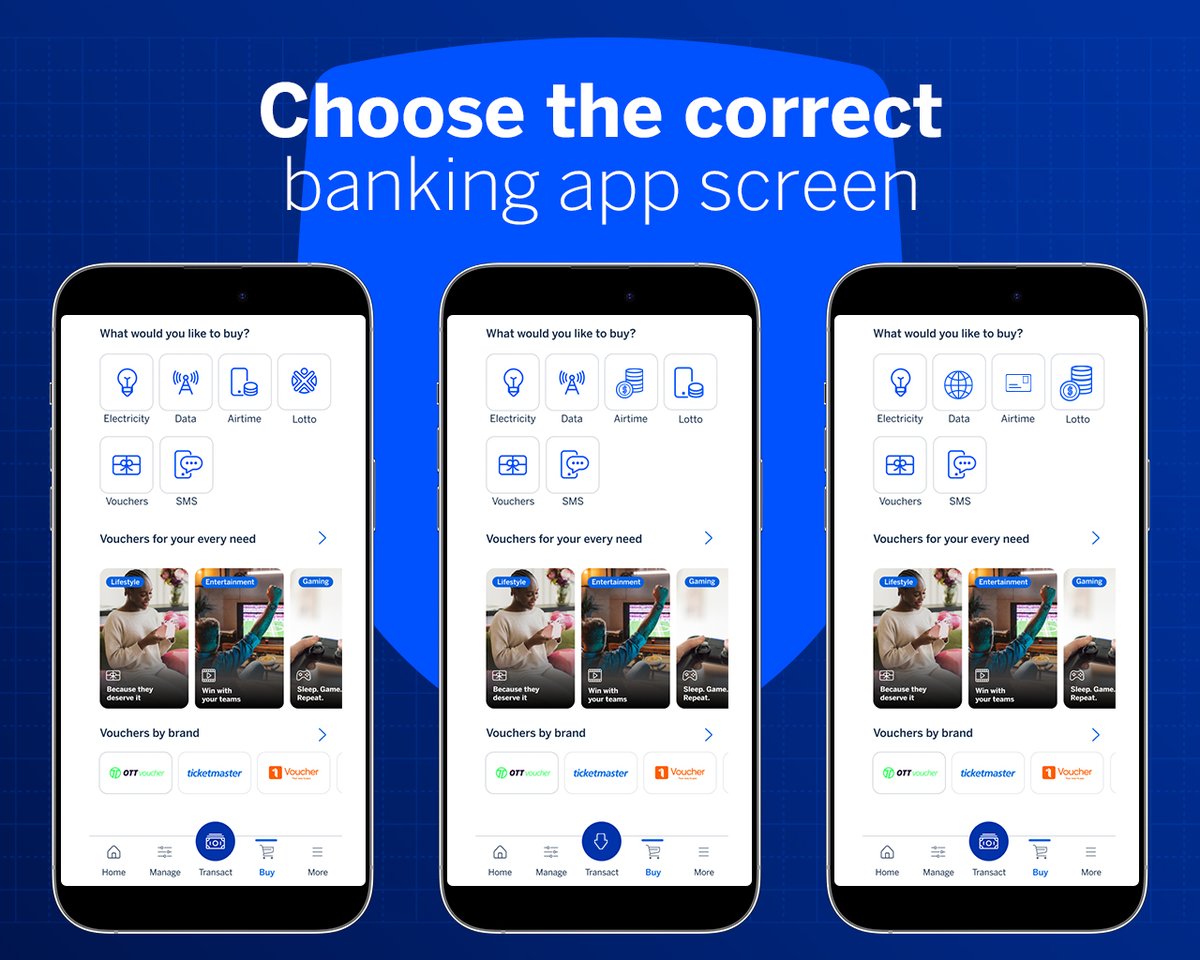A great mobile banking app is like having a physical branch in your pocket. We've got some real and fake banking app screens mixed up.  

Stand a chance to WIN* by showing us the real banking app screen. Reply with the correct screen using SBLove💙. 
*Ts&amp;Cs Apply.