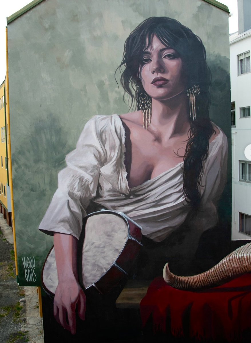 NinjaDilek's tweet image. &quot;Celtic Woman&quot;
Mural by wedo_goas 
#zelena  #BBMzansi #bbb25      
#ChumVeer #TRUMP #riyadh  #ZeeNuNew #gaza #streetart