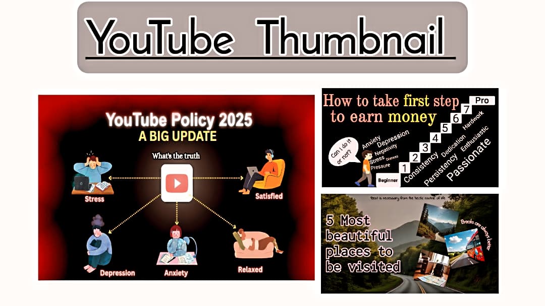 RumaisaMaryam24's tweet image. Get 4 YouTube Thumbnail Templates on trending topics.
The link in 1st  comment below.

#YouTubeThumbnail #EyeCatching #Clickable #Fiverr #Gumroad #YouTubeGrowth #ThumbnailDesign #ContentCreator #YouTubers #YouTubeTips #DigitalDesign #CustomThumbnails #YouTubeMarketing